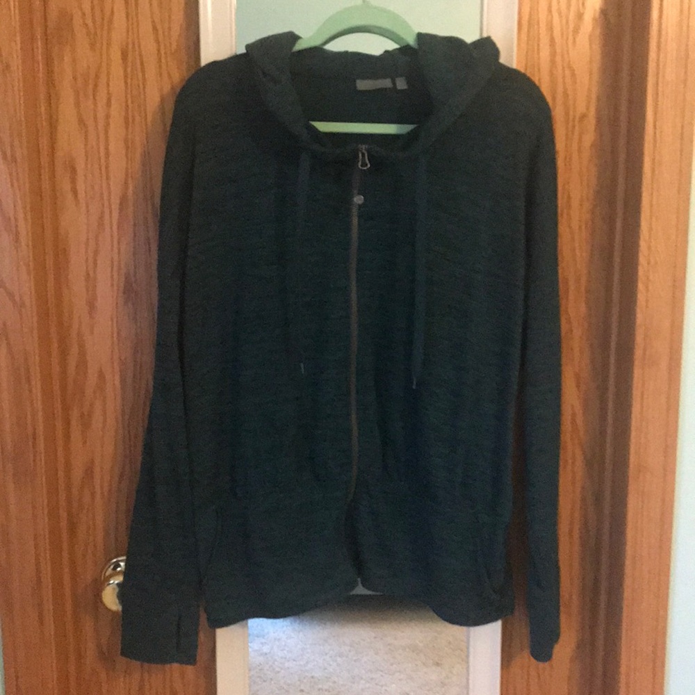 Athleta Teal Zip Up Hoodie